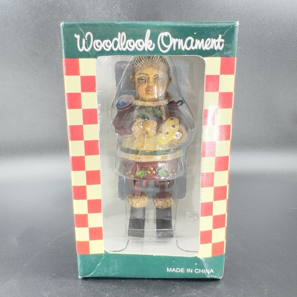 SWC Woodlook Christmas Baker‎ Ornament Figurine Resin Figure New In Box Vintage